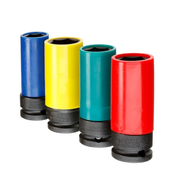 1/2" Drive Impact Socket, 4 pcs